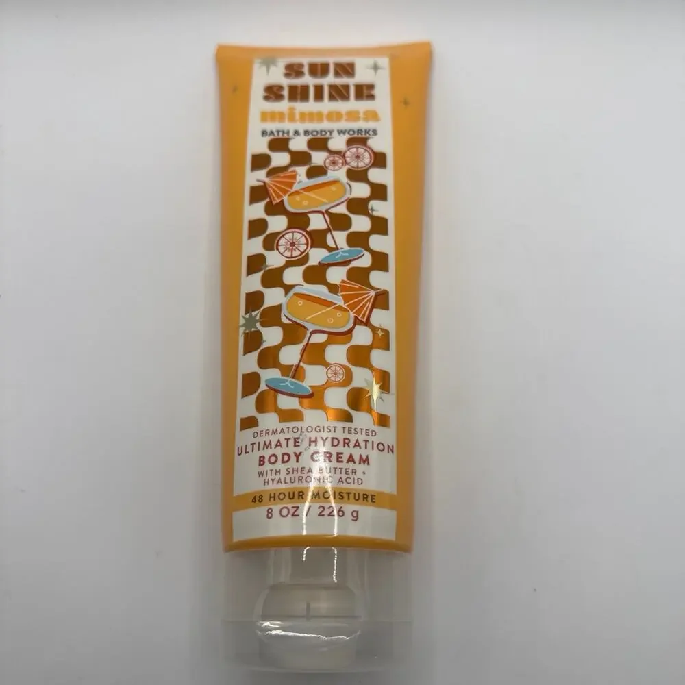 NEW Bath & Body Works Sun Shine Mimosa - Ultimate Hydration Body Cream